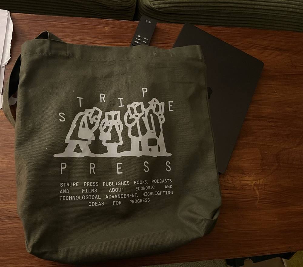 Stripe Press Stripe Press canvas tote