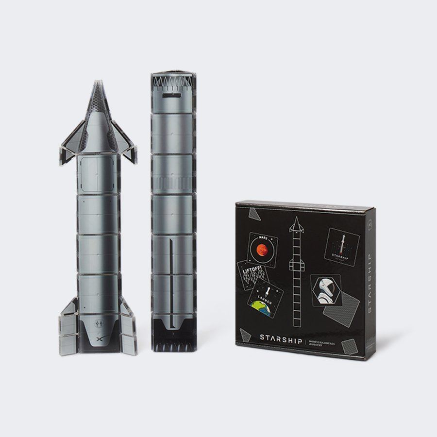 SpaceX Starship Magnetic Building Tiles
