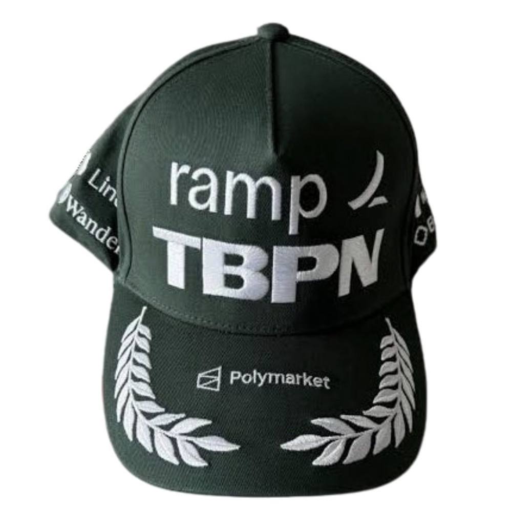 TBPN Ramp x TBPN x Polymarket sponsor cap