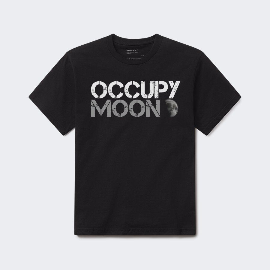 SpaceX SpaceX Unisex Occupy Moon T-Shirt