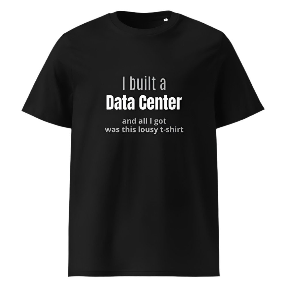 Railway 'I built a data center' tee