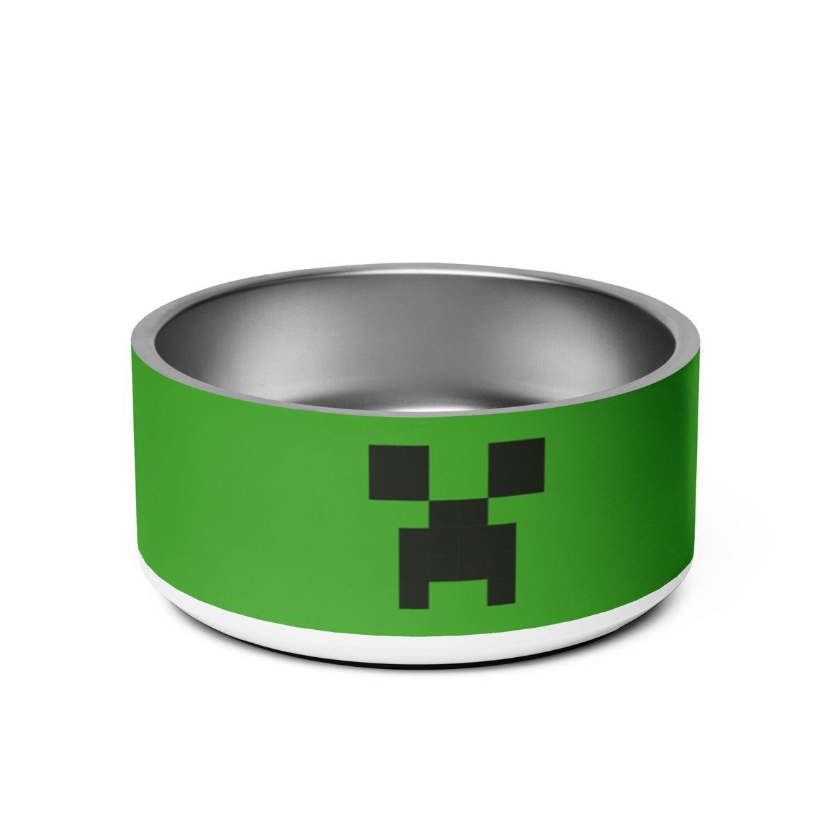 Minecraft Minecraft Stainless Steel Pet Bowl Creeper