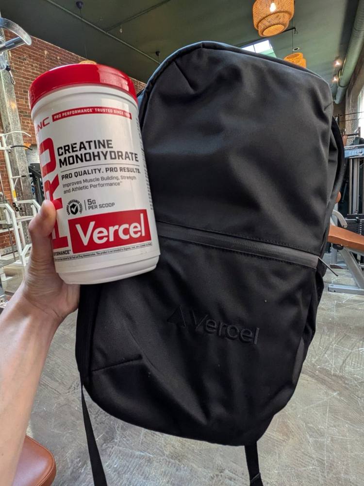 Vercel Vercel creatine monohydrate tub